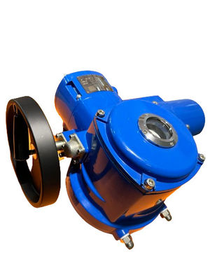 0.18 KW Electric Part Turn Actuator 600NM Industrial Electric Rotary Actuators
