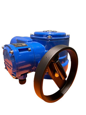 0.18 KW Electric Part Turn Actuator 600NM Industrial Electric Rotary Actuators