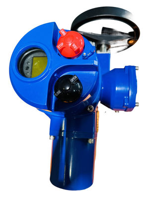 0.18 KW Electric Part Turn Actuator 600NM Industrial Electric Rotary Actuators