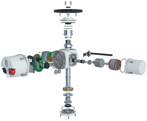 50 NM Mini Electric Actuator Multi Turn Custom Anti Humidity